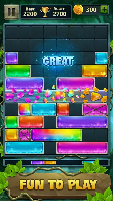 Block Drop Puzzle Jewel スクリーンショット