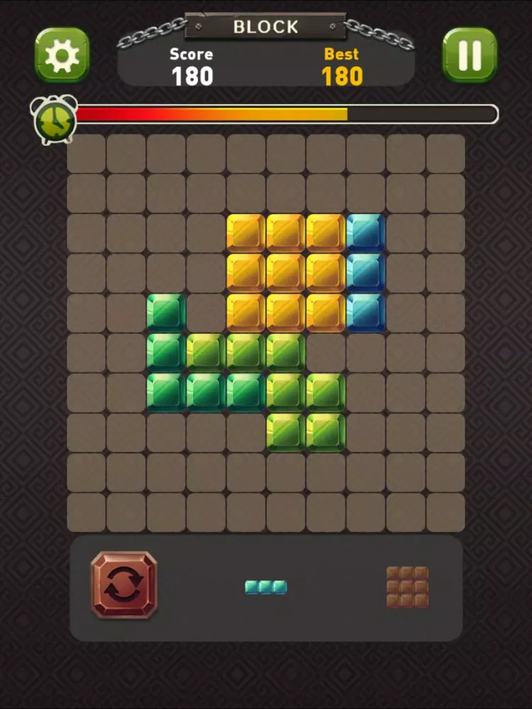 Tangkapan skrin Block Hexa Word Brain - Cookies Blocks Puzzle iPad 