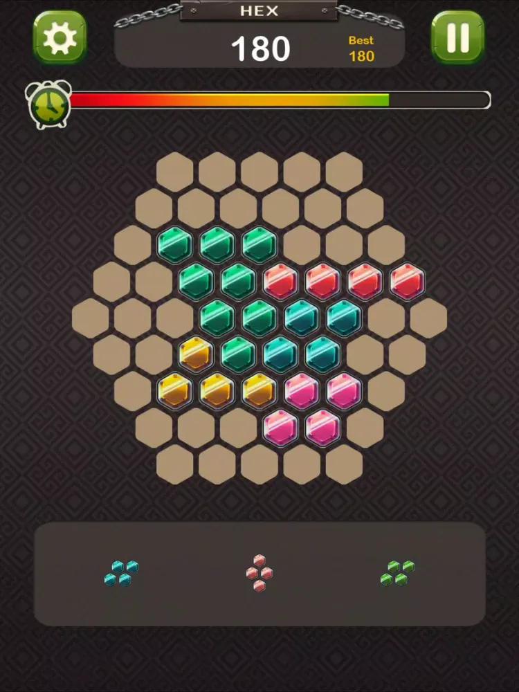 Tangkapan skrin Block Hexa Word Brain - Cookies Blocks Puzzle iPad 