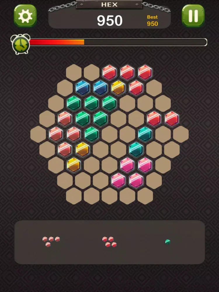 Tangkapan skrin Block Hexa Word Brain - Cookies Blocks Puzzle iPad 