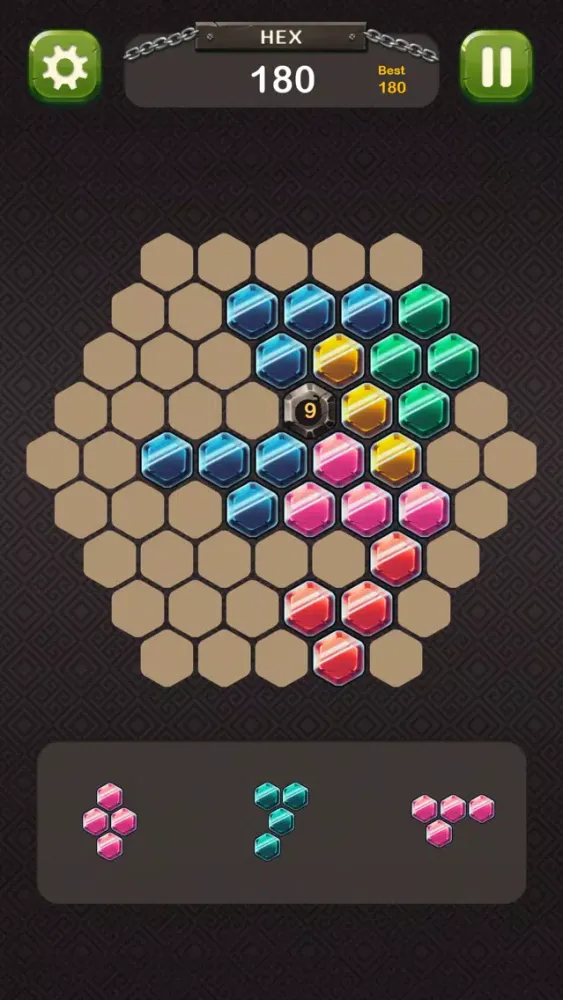 Tangkapan skrin Block Hexa Word Brain - Cookies Blocks Puzzle
