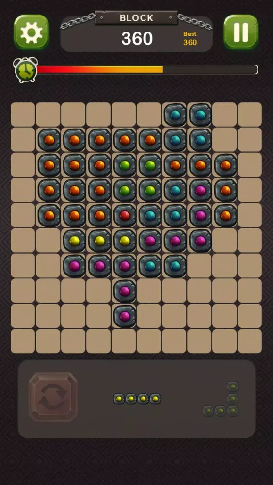 Tangkapan skrin Block Hexa Word Brain - Cookies Blocks Puzzle