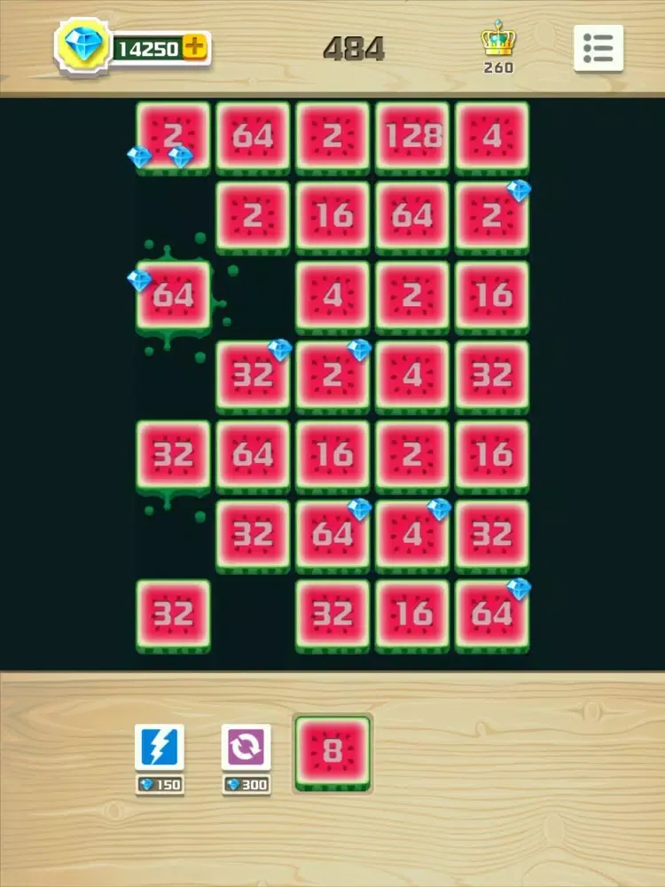 2048 Fire! iPad  스크린샷
