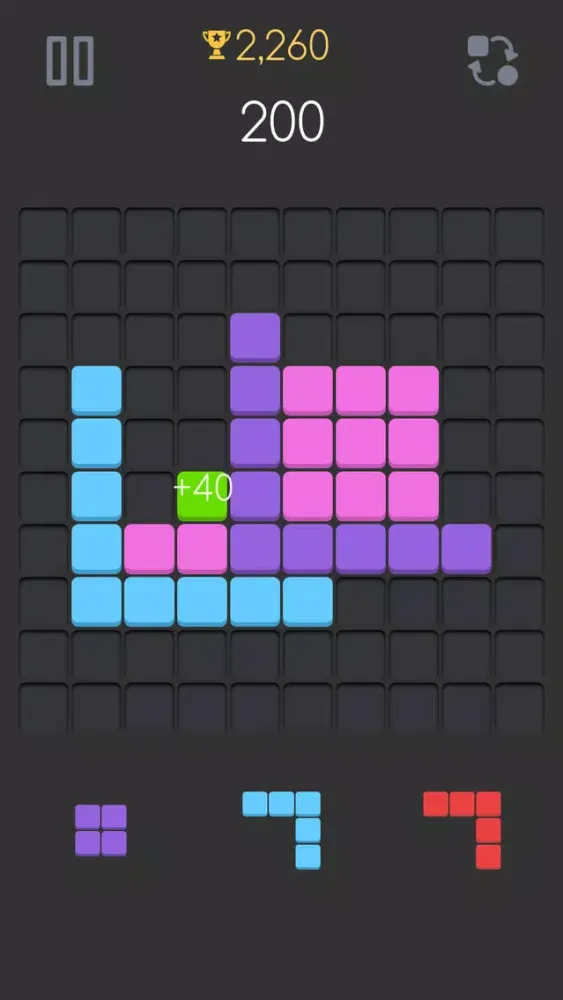 Tangkapan skrin Block Puzzle GO90 - Brick Classic Mania Plus