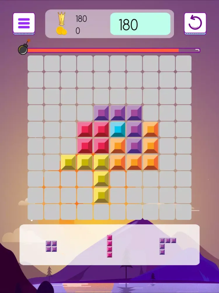 Capturas de tela do Block Puzzle Battle Camp iPad 