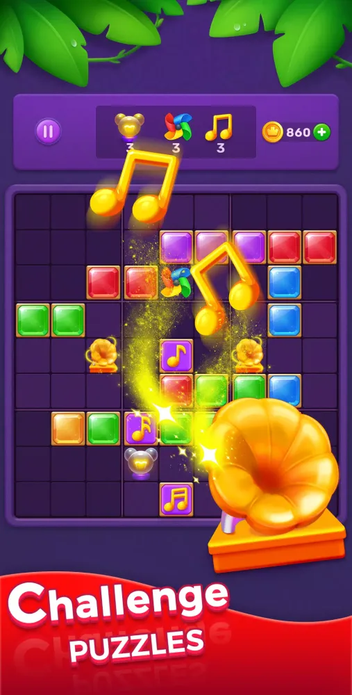 Capturas de tela do Block Puzzle