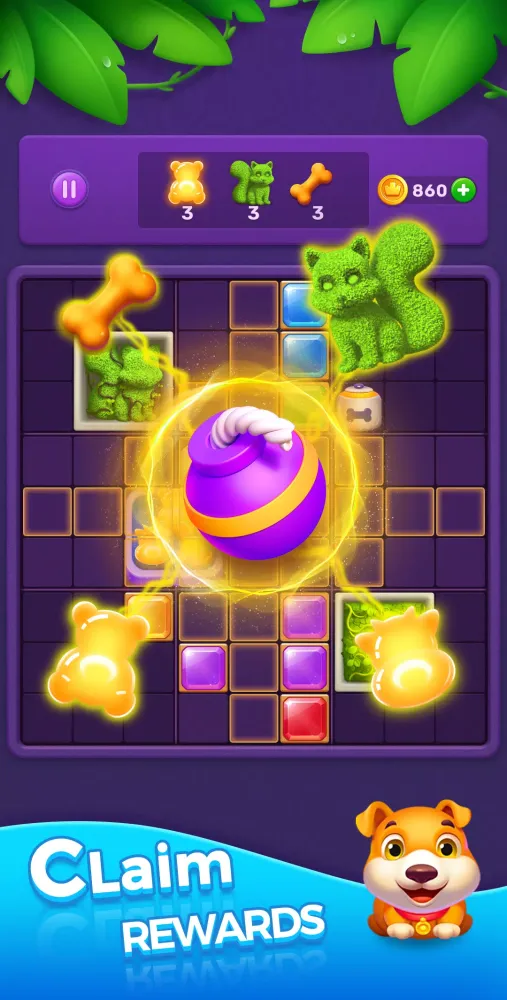 Capturas de tela do Block Puzzle