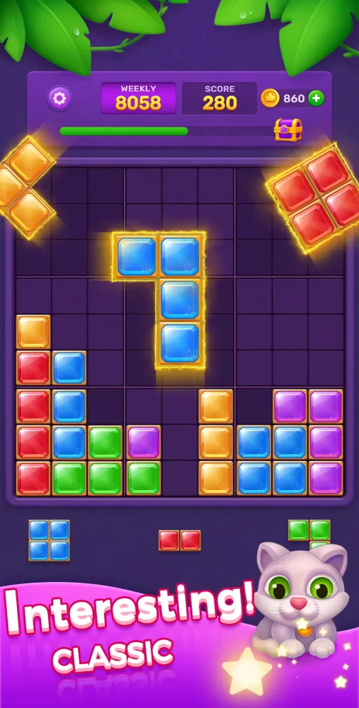 Capturas de tela do Block Puzzle