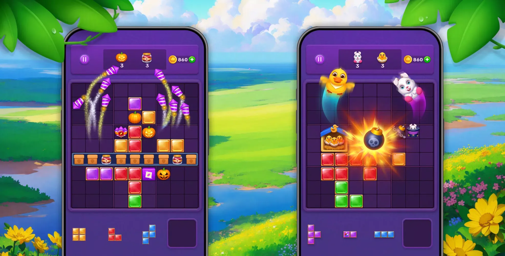 Capturas de tela do Block Puzzle