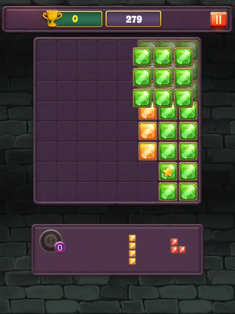 Jewel Block Puzzle Jigsaw iPad 应用截图