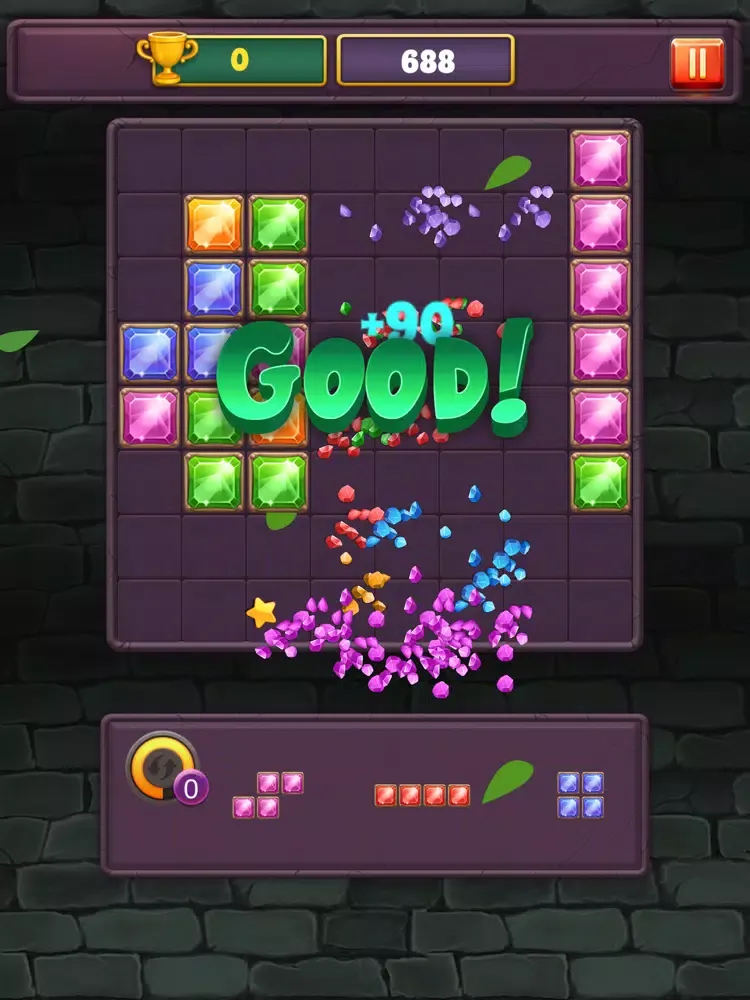 Jewel Block Puzzle Jigsaw iPad 应用截图