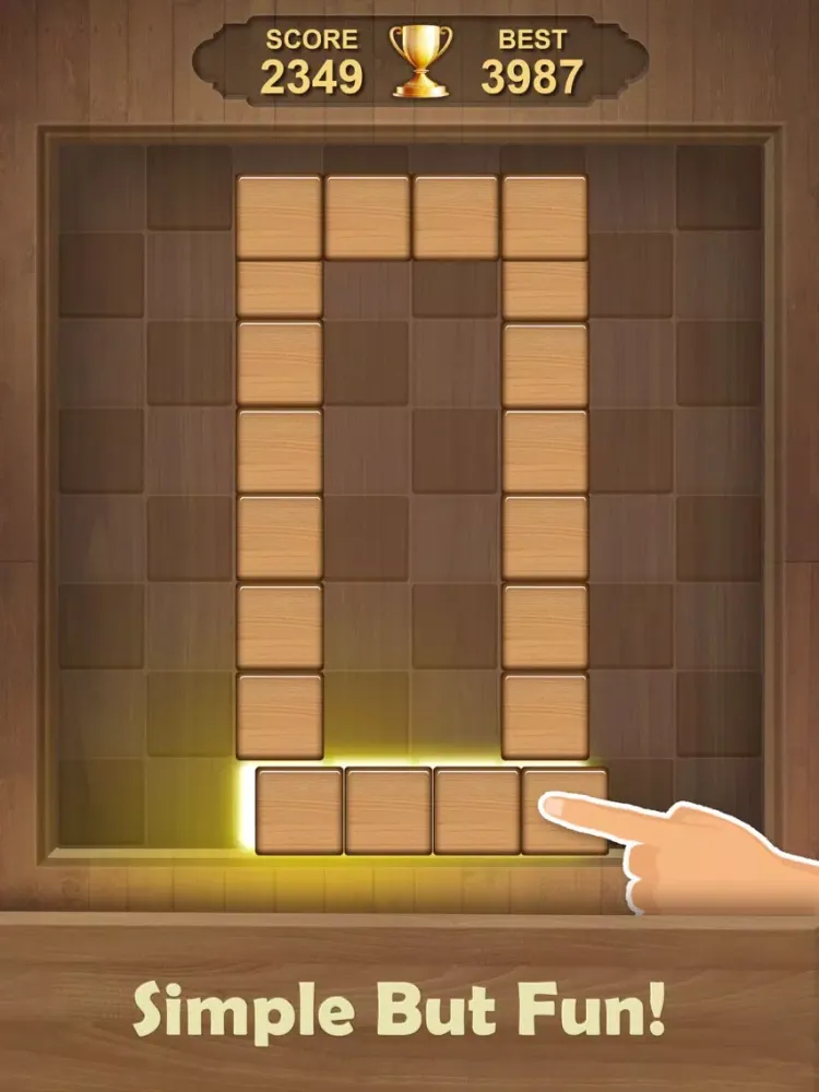 Zrzuty ekranu Woody Puzzle Block Game iPad 