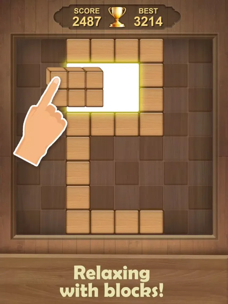 Zrzuty ekranu Woody Puzzle Block Game iPad 