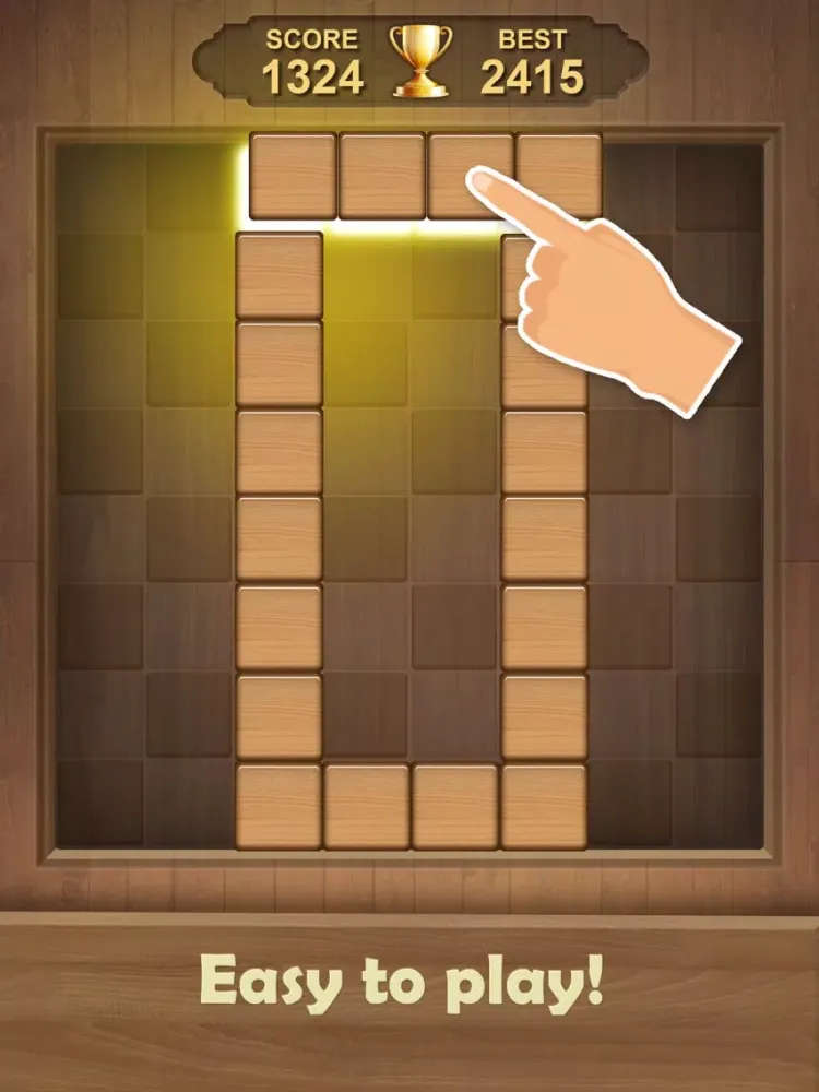 Zrzuty ekranu Woody Puzzle Block Game iPad 