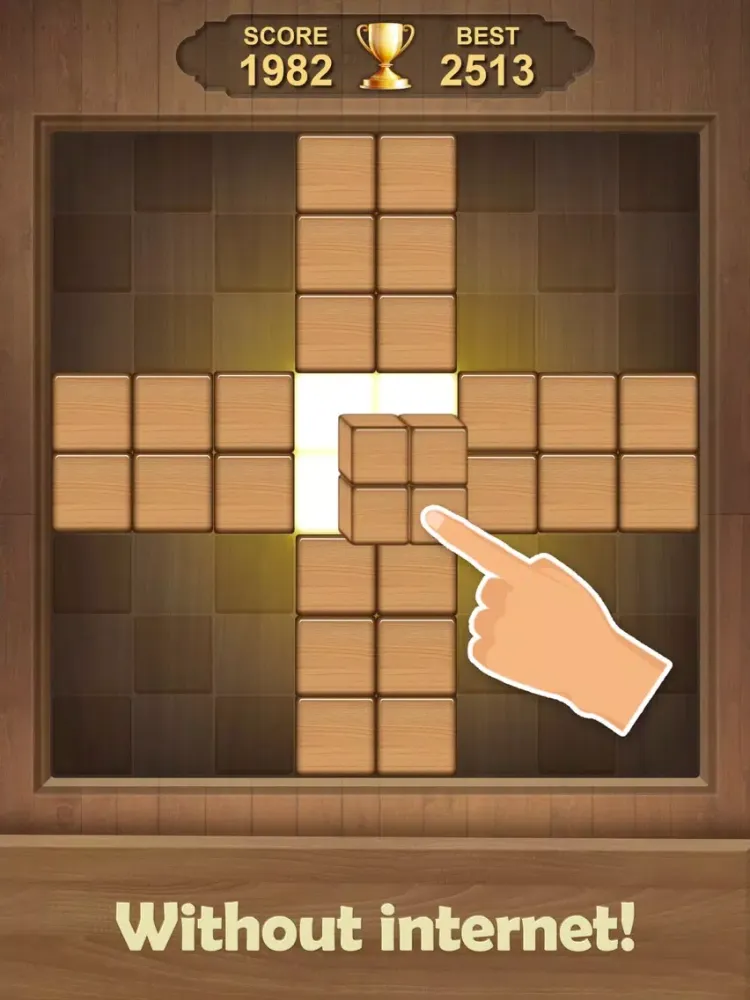 Zrzuty ekranu Woody Puzzle Block Game iPad 