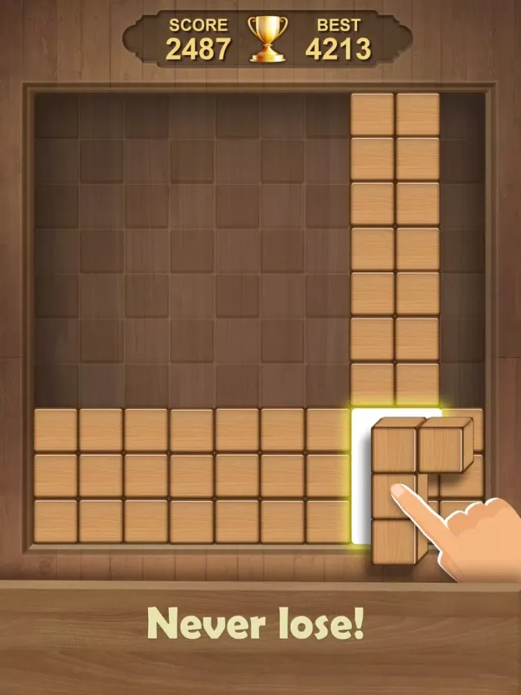 Zrzuty ekranu Woody Puzzle Block Game iPad 