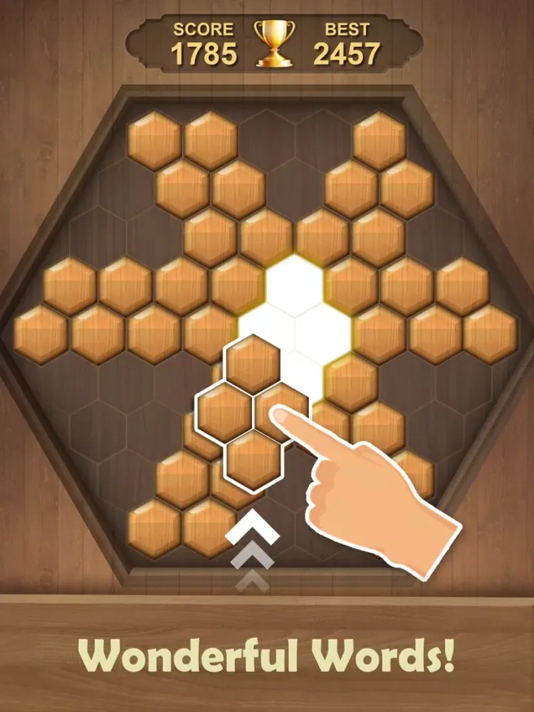 Zrzuty ekranu Woody Puzzle Block Game iPad 