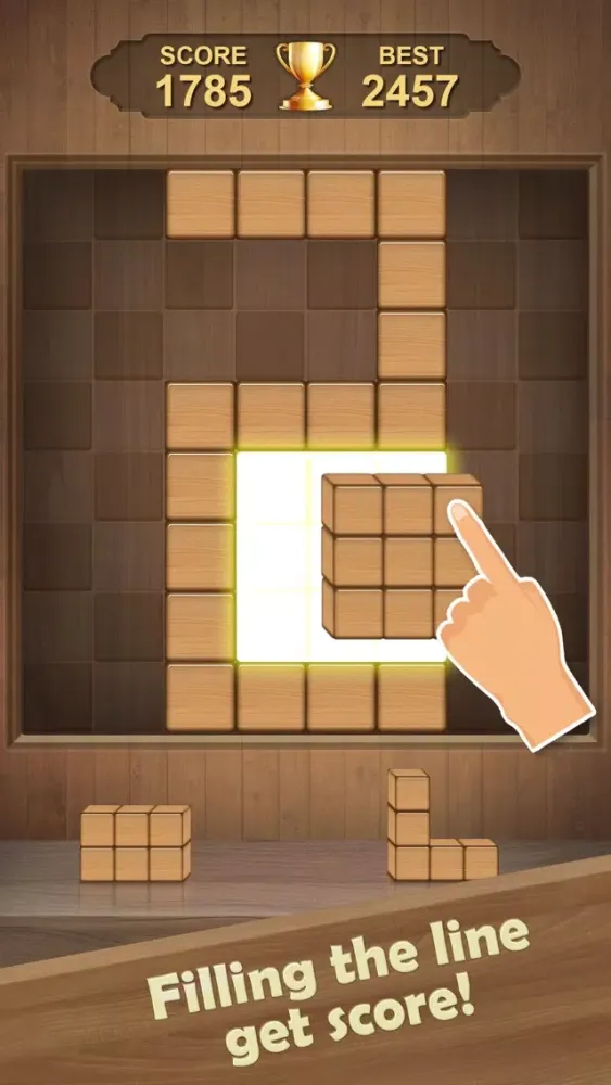 Zrzuty ekranu Woody Puzzle Block Game