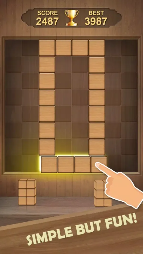Zrzuty ekranu Woody Puzzle Block Game