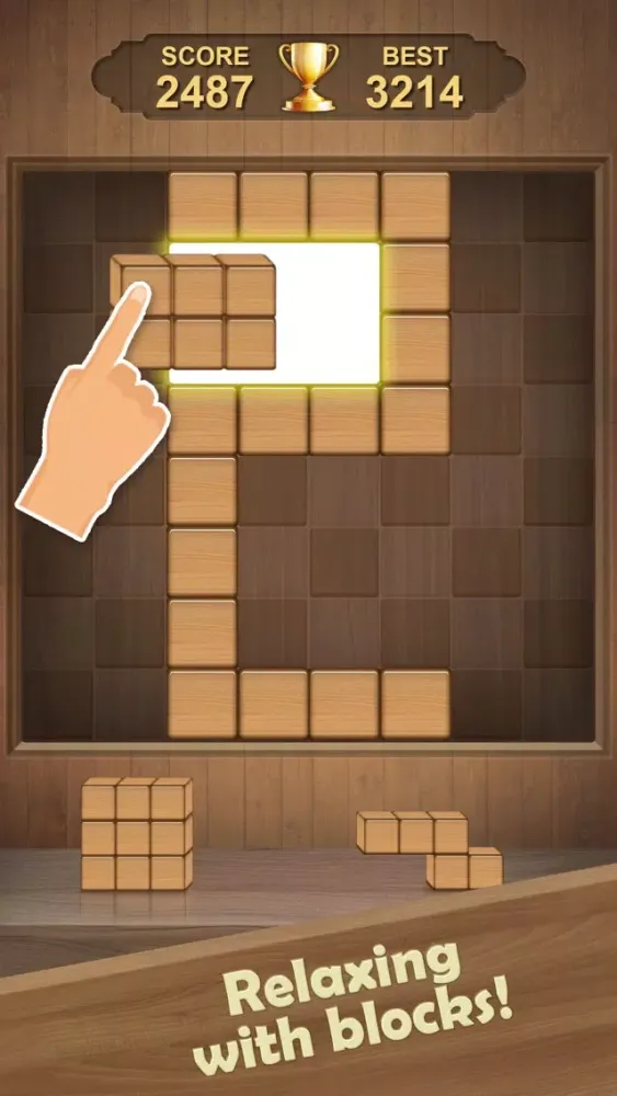 Zrzuty ekranu Woody Puzzle Block Game
