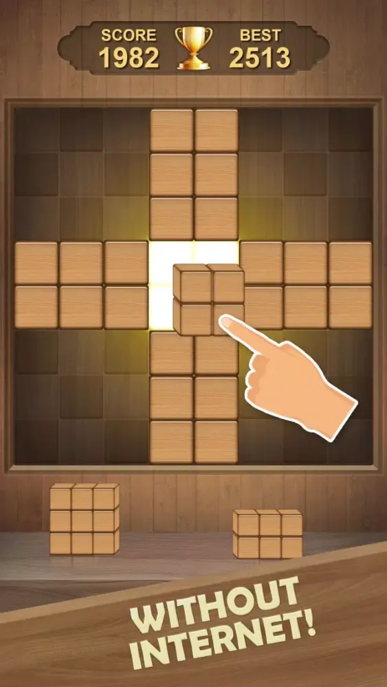 Zrzuty ekranu Woody Puzzle Block Game