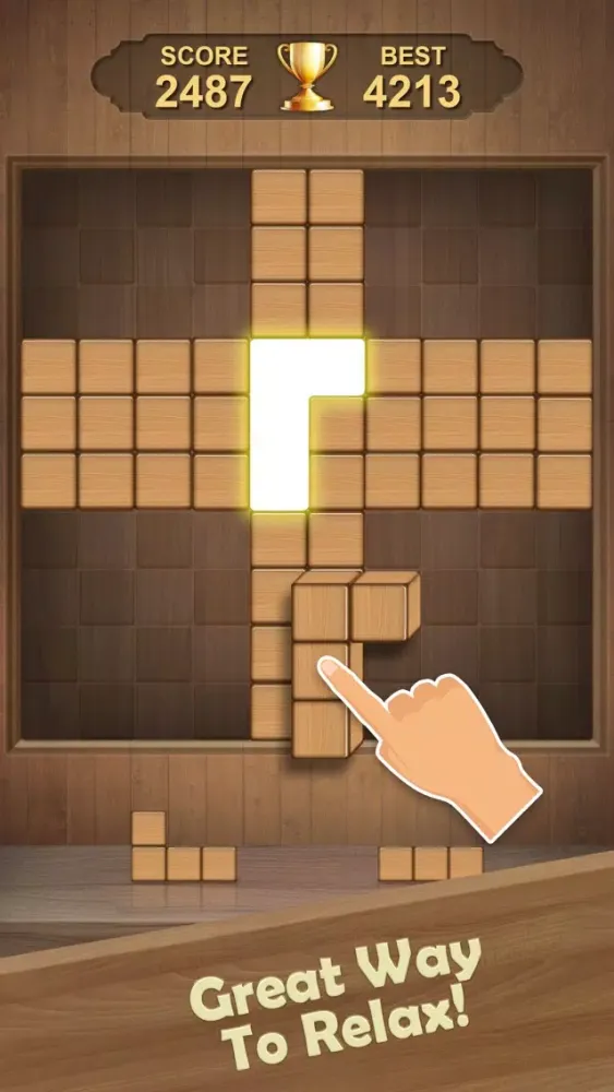 Zrzuty ekranu Woody Puzzle Block Game