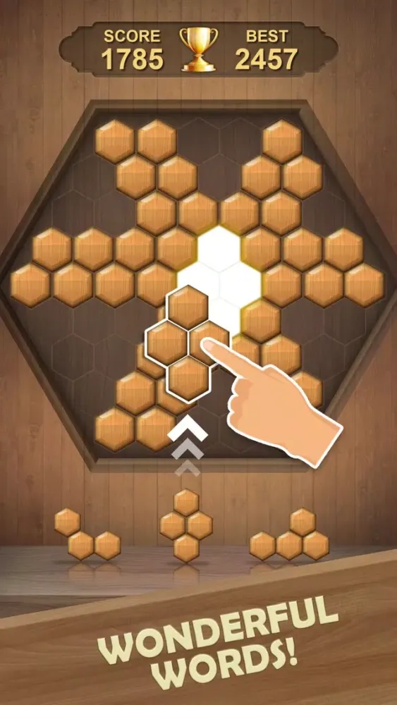Zrzuty ekranu Woody Puzzle Block Game