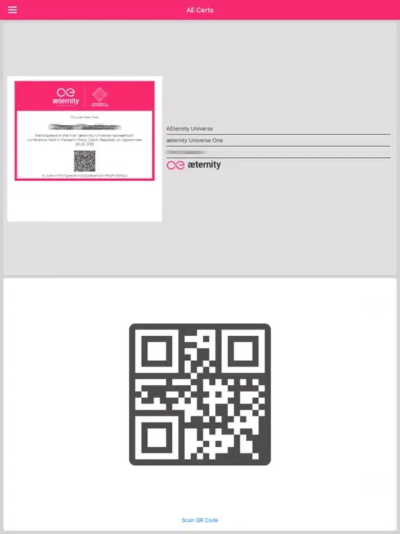 AE Certs iPad  Screenshots