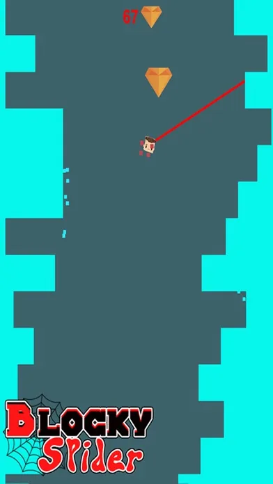 ภาพหน้าจอของ Blocky Spider - Free 3D Tower Blocks Addictive Endless Game