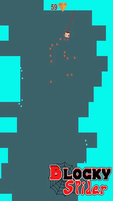 ภาพหน้าจอของ Blocky Spider - Free 3D Tower Blocks Addictive Endless Game