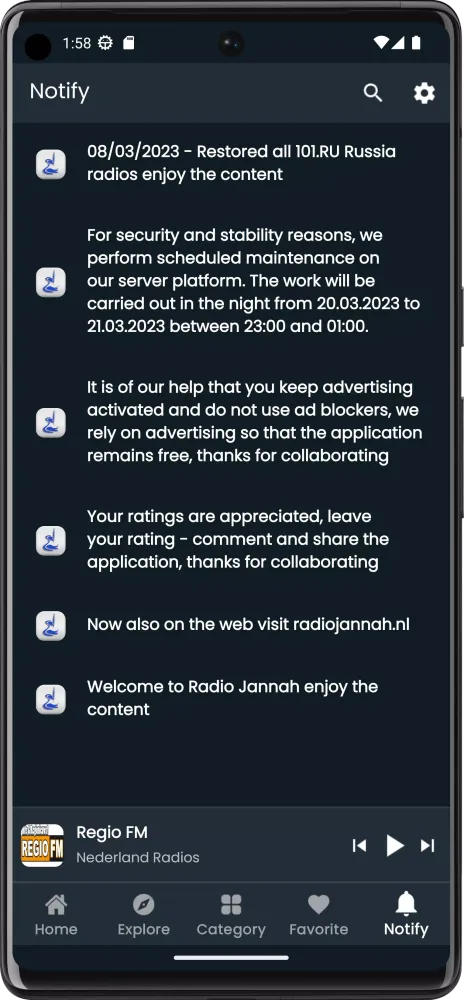 Radio Jannah Screenshots