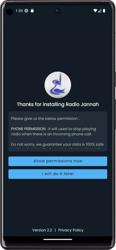 Radio Jannah Screenshots