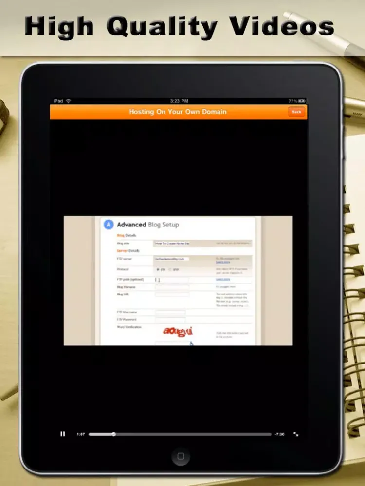 iBlogger iPad  스크린샷