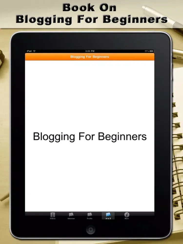 iBlogger iPad  스크린샷