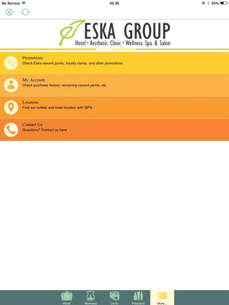 Eska Group iPad  Screenshots