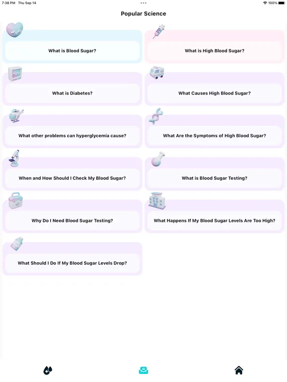 ภาพหน้าจอของ Blood Sugar Tracker - Diabetes iPad 