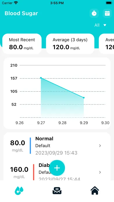 ภาพหน้าจอของ Blood Sugar Tracker - Diabetes