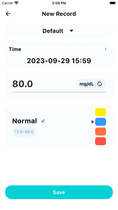 ภาพหน้าจอของ Blood Sugar Tracker - Diabetes