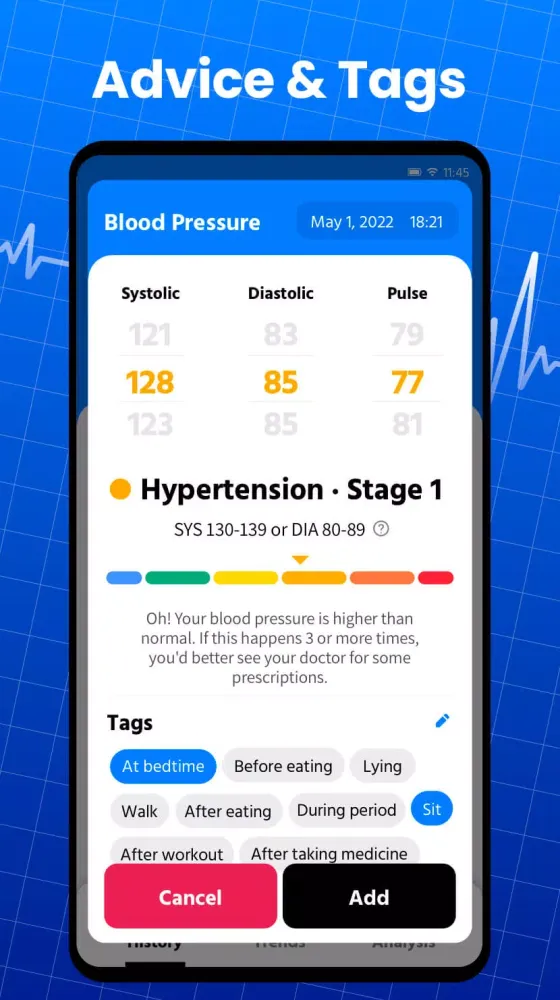 Blood Pressure App Pro Ekran Görüntüleri