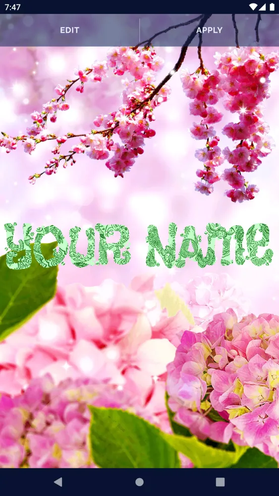 Flower Blossom Live Wallpaper স্ক্রিনশট