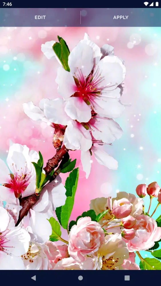 Flower Blossom Live Wallpaper স্ক্রিনশট