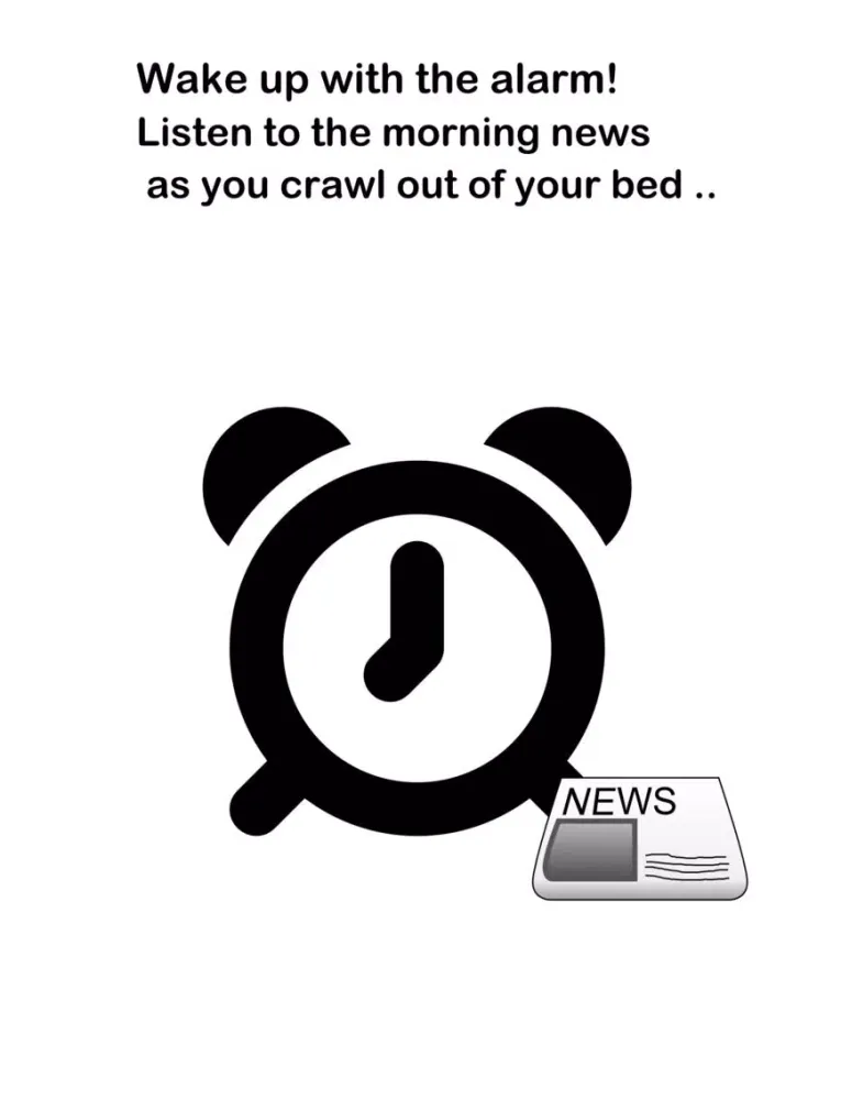 ภาพหน้าจอของ News Alarm iPad 