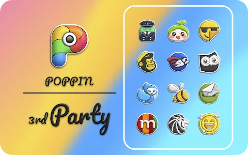 Poppin icon pack Screenshots