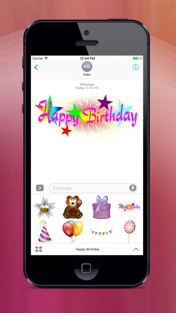 Capturas de tela do Happy Birthday, Party, Cake & Gifts Stickers