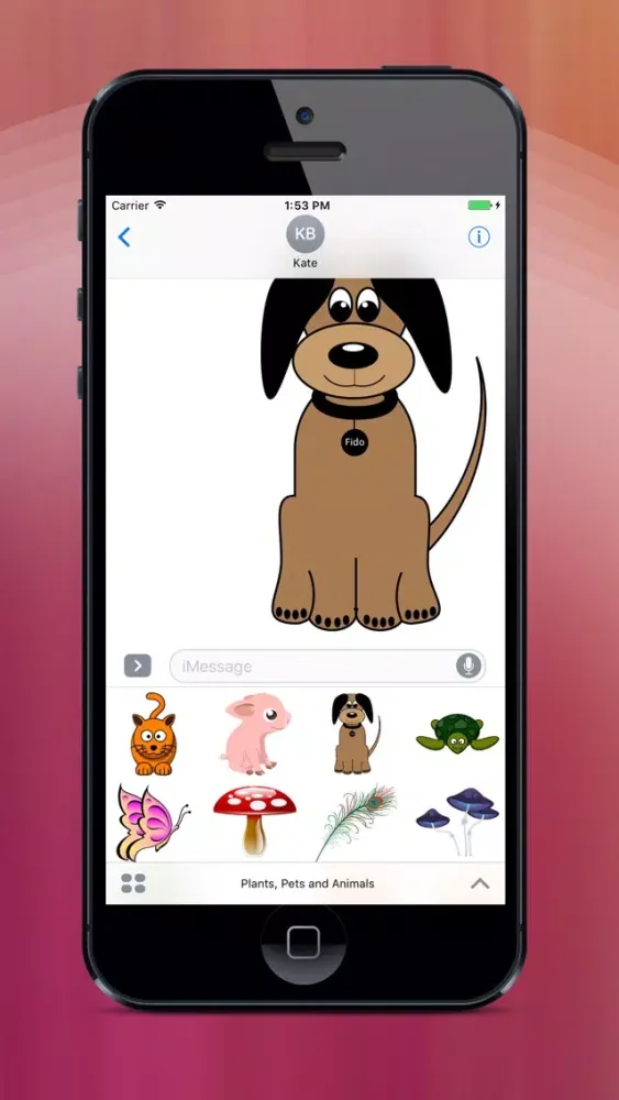 Animals, Pets, Flowers & Plants Stickers Screenshots