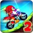 Knuckles Hedgehog Moto Climb