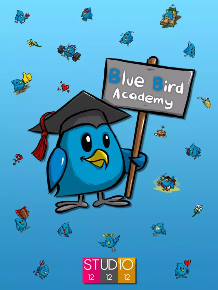Tangkapan layar Blue Bird Academy iPad 