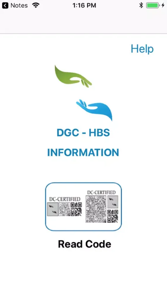 Capturas de tela do DGC - CERT INFORMATION