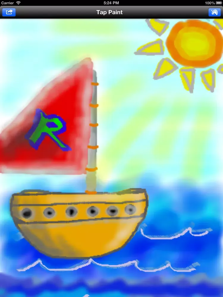 ภาพหน้าจอของ Tap Paint: Draw and Play for Kids iPad 