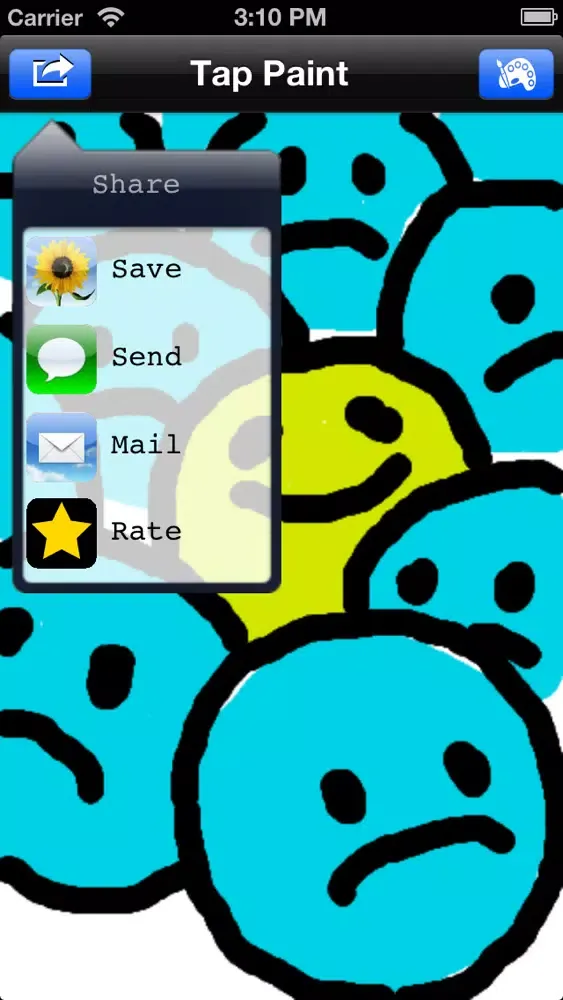ภาพหน้าจอของ Tap Paint: Draw and Play for Kids